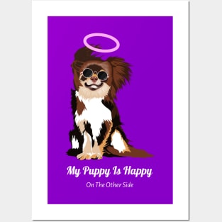 My Puppy In Happy On The Other Side Posters and Art